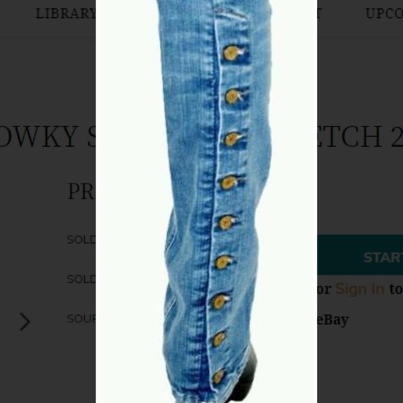 Diesel Lowky SP Premi Stretch Denim Button Back Straight Leg  #ash 008JS Size 29 - Picture 9 of 9